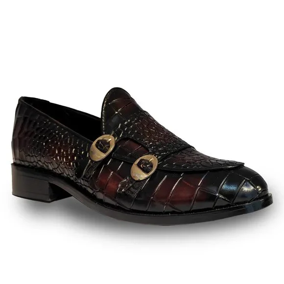 Bashwood Handmade Crocdile Style Oxford Shoes 1AMZ_5a60bded-94c4-471f-9b60-  main image 4